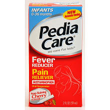 PediaCare Infant Non-Staining Cherry Acetaminophen Reducer & Pain Reliever - 2 Ounce