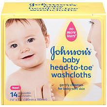 Johnson & Johnson Head-to-Toe Dry Wipes