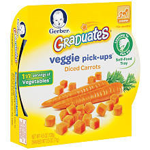 Gerber Graduates Veggie Pick-Ups Diced Carrots