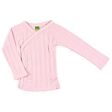 Kushies Girl Everyday Layette Long Sleeve Pink Wrap Tee