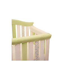 Go Mama Go Teething Guard 30" x 6" - White/Green