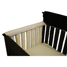 Go Mama Go Teething Guard 30" x 6" - Cream/Brown