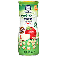 Gerber Organic Puffs Apple