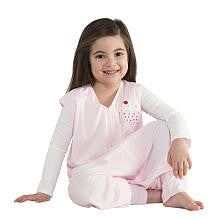 HALO SleepSack Big Kids Wearable Blanket Lightweight Knit - Pink Cupcake (4/5T)