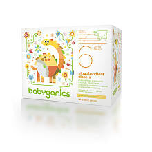 BabyGanics Size 6 Ultra Absorbent Diapers - 58 Count