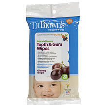 Dr. Brown's Tooth & Gum Wipes 30-Pack