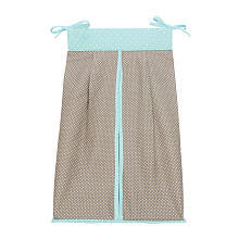 Trend Lab Cocoa Mint Diaper Stacker - Taupe/Mint Green