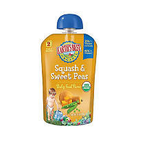 Earth's Best Organic Squash & Sweet Peas Baby Food Puree - 3.5 Ounce