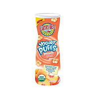 Earth's Best Organic Yogurt Puffs Peach Cereal Snacks with Yogurt - 1.8 Ounce