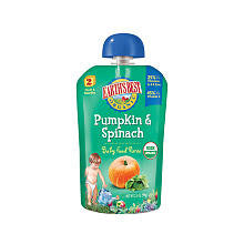 Earth's Best Organic Pumpkin & Spinach Baby Food Puree - 3.5 Ounce