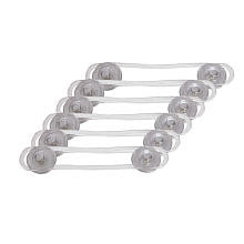 Dreambaby Multipurpose Lock 6 Pack - Clear/Silver