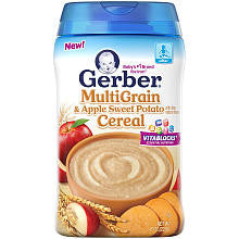 Gerber Cereal Apple Sweet Potato - 8 Ounce