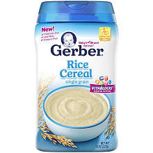 Gerber Foods Rice Cereal - 8 Ounce