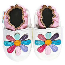 Momo Baby Girl Soft Sole Leather Shoes - Rainbow