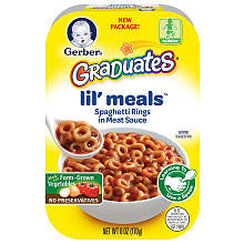 Gerber Graduates Lil' Meals Spaghetti Rings - 6 Ounce