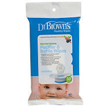 Dr. Brown's Pacifier & Bottle Wipes 30 Pack