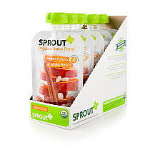 Sprout Stage 2 Intermediate Organic Baby Food Sweet Potato & White Beans 5-Pack - 4 Ounce