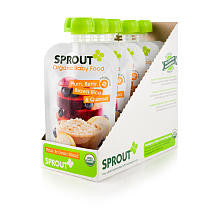 Sprout Stage 2 Intermediate Organic Baby Food Plum, Berry, Brown Rice & Quinoa 5-Pack - 4 Ounce