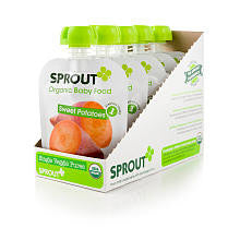 Sprout Starter Stage 1 Organic Baby Food Sweet Potato 5-Pack - 3.17 Ounce