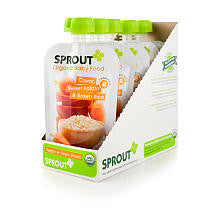 Sprout Stage 2 Intermediate Organic Baby Food Sweet Potato & Brown Rice 5-Pack - 4 Ounce