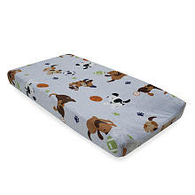 Lambs & Ivy Bow Wow Buddies Changing Pad Cover