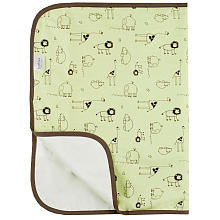 Kushies Deluxe Waterproof Change Pad - Green Safari Print