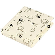 Kushies Change Pad Fitted Sheet - Natural Safari Print