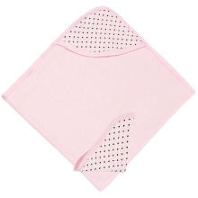 Kushies Hooded Bath Towel & Wash Cloth Set - Pink Dots