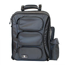 Diaper Dude Convertible Messenger Backpack Diaper Bag - Grey