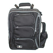 Diaper Dude Convertible Messenger Backpack Diaper Bag - Black