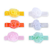 Carter's Girls 6 Pack Rosette Hair Clips - One Size