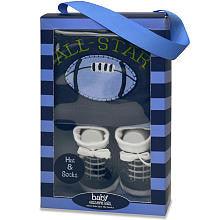 Baby Essentials Boys Cap and Sock Set - All Star