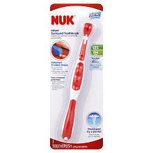 NUK Infant Surround Red Toothbrush & Massager