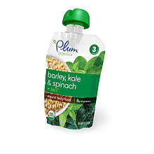 Plum Organics Stage 3 Barley Kale Spinach & Basil - 4 Ounce