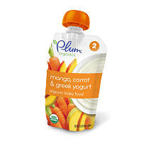 Plum Organics Second Blends Mango Carrot & Greek Yogurt 3.5 Ounce