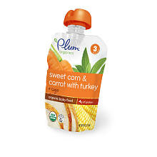 Plum Organics Stage 3 Sweet Corn & Carrot with Turkey & Sage - 4 Ounce