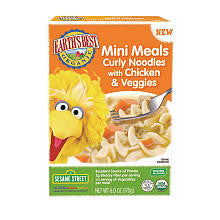 Earth's Best Mini Meals Sesame Street Curly Noodles with Chicken & Veggies - 6 Ounce