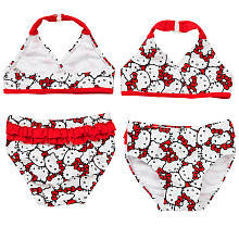 Hello Kitty Halter Bikini Bathing Suit Set - Toddler