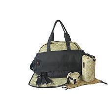 Bolu Bowler Filigree Sage Diaper Bag