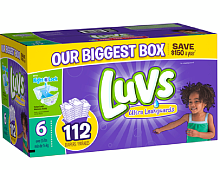 Luvs Size 6 Ultra Leakguards Diapers - 112 Count