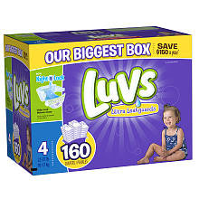 Luvs Size 4 Ultra Leakguards Diapers - 160 Count