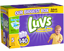 Luvs Size 5 Ultra Leakguards Diapers - 140 Count