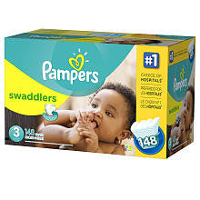 Pampers Swaddlers Size 3 Diapers Super Economy Pack - 148 Count