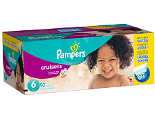 Pampers Cruisers Size 6 Diaper Economy Pack - 92 Count