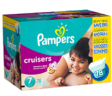 Pampers Cruisers Size 7 Diapers Super Economy Pack - 78 Count