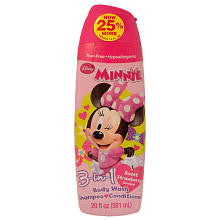 Minnie Mouse 3-in-1 Body Wash, Shampoo, Conditioner