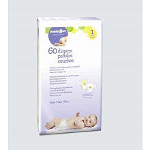 Babies R Us Size 1 Supreme Mega Pack Diapers - 60 Count