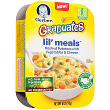 Gerber Graduates Lil' Meals Mashed Potatoes with Vegetables & Cheese