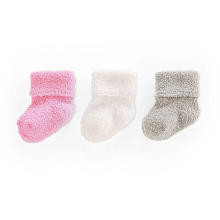 Carter's Girls 3 Pack Assorted Chenille Socks