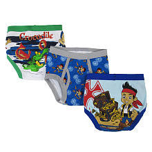 Disney Boys 3 Pack Jake and the Neverland Pirates Underwear- Toddler